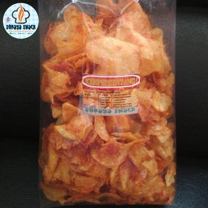 

NEW PRODUK KERIPIK KENTANG BALADO,PEDAS DAUN JERUK DAN ANEKA BUMBU TABUR 500GRAM !!!!!
