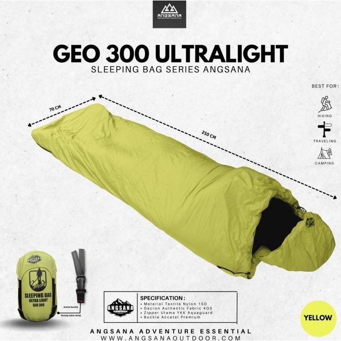 SLEEPING BAG ANGSANA GEO 300 COMPRESSION SACK Limited Edition