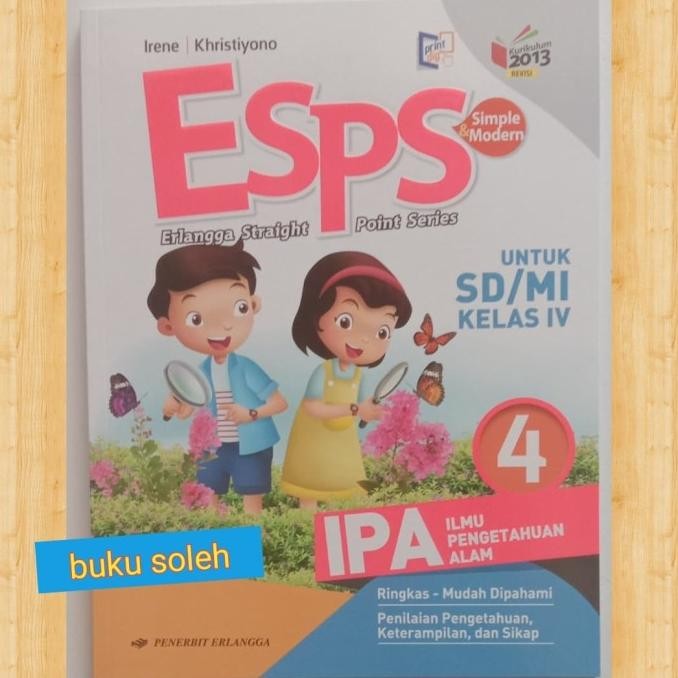 

buku paket Esps pelajaran IPA SD kelas 4 kurikulum 2013 revisi