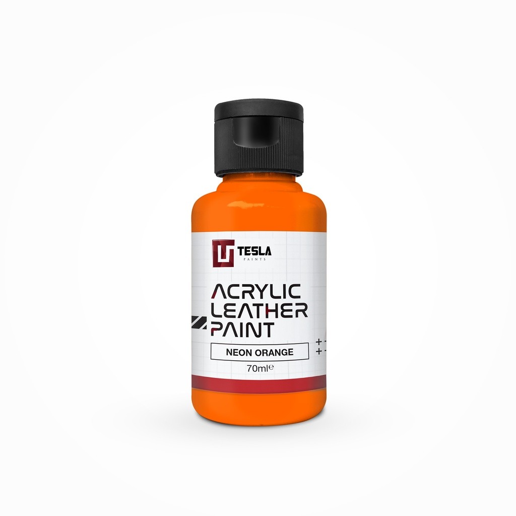 

ACRYLIC LEATHER PAINT - 70ML - NEON ORANGE