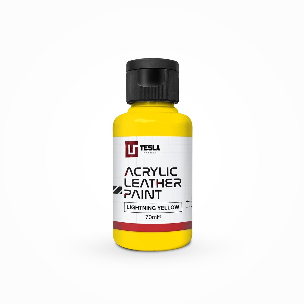 

ACRYLIC LEATHER PAINT - 70ML - LIGHTNING YELLOW