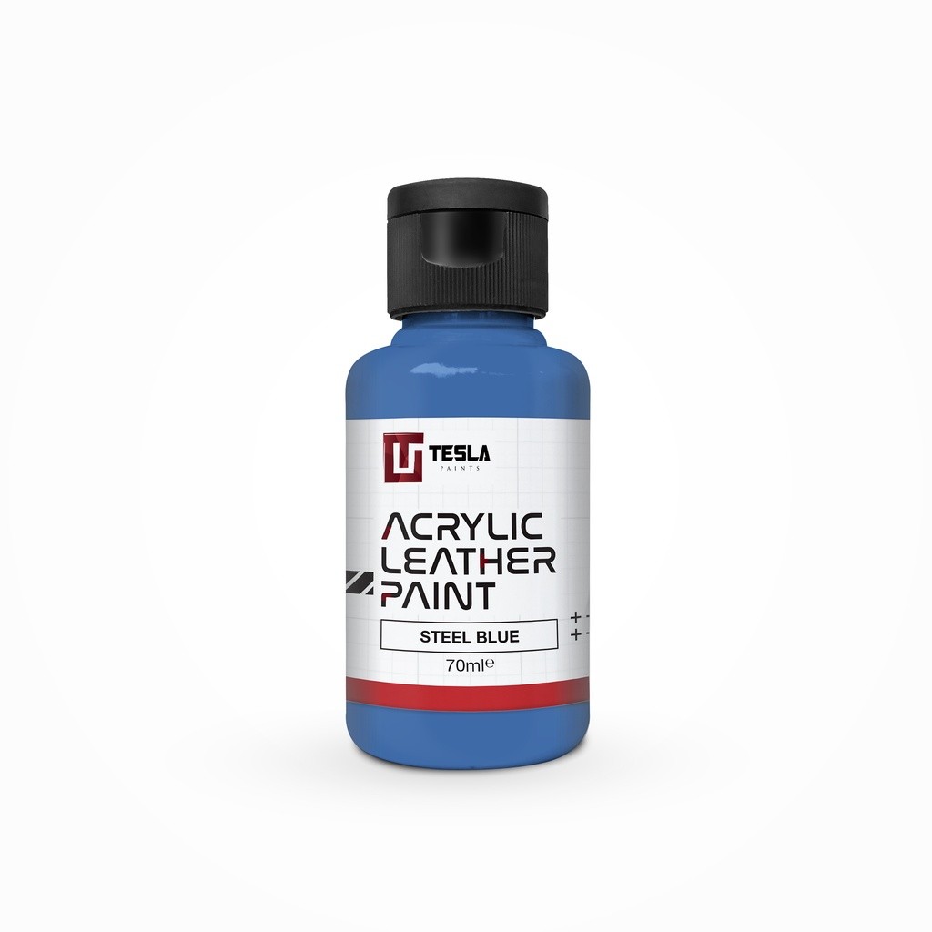 

ACRYLIC LEATHER PAINT - 70ML - STEEL BLUE