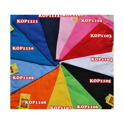 

KOP11 KAOS POLOS UK XL (PER PCS) SIAP KIRIM