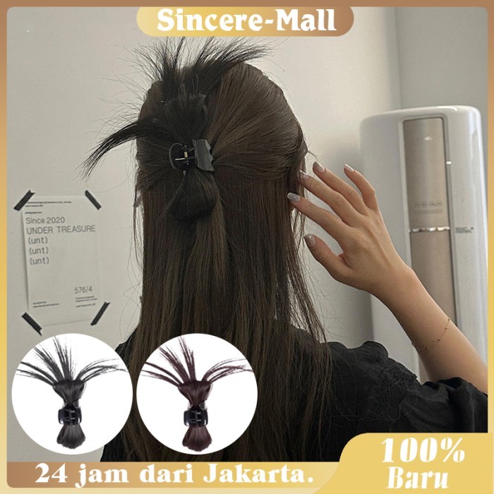 Jepit Rambut Palsu Wanita Sanggul Cepol Rambut Sanggul Cepol Rambut Palsu