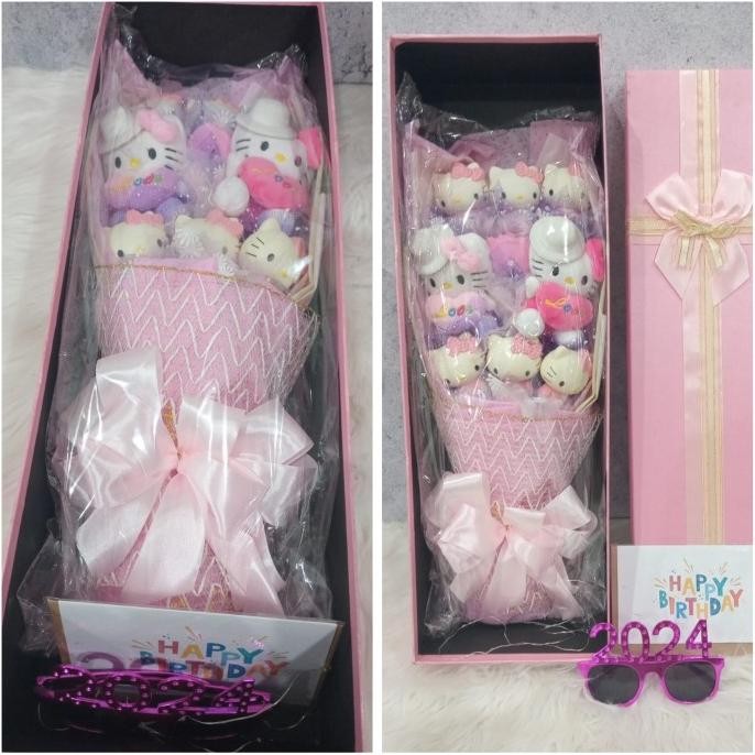 

Sale! Buket besar boneka hello kitty kado ultah valentine wisuda pacar murah