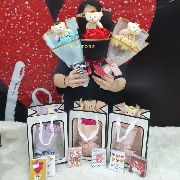 

Sale! Buket bunga sabun kado ultah hadiah pacar valentine anniversary murah