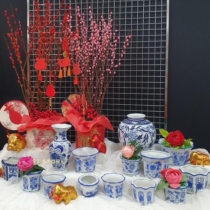 

Sale! Pot hiasan imlek meja