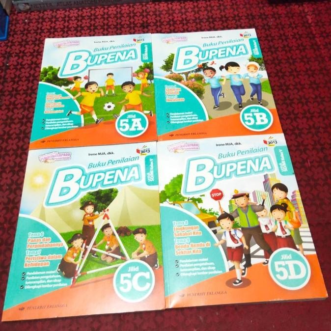 

paket 4 buku bupena untuk SD/mi kelas 5(ABCD)