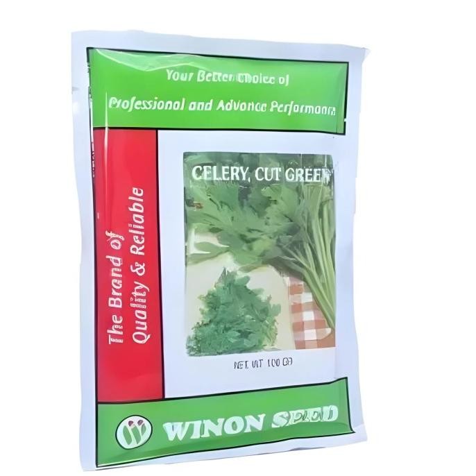 

Celery Cut Green 100 Gr Benih/Bibit Seledri Celery Cut Green 100 Gram