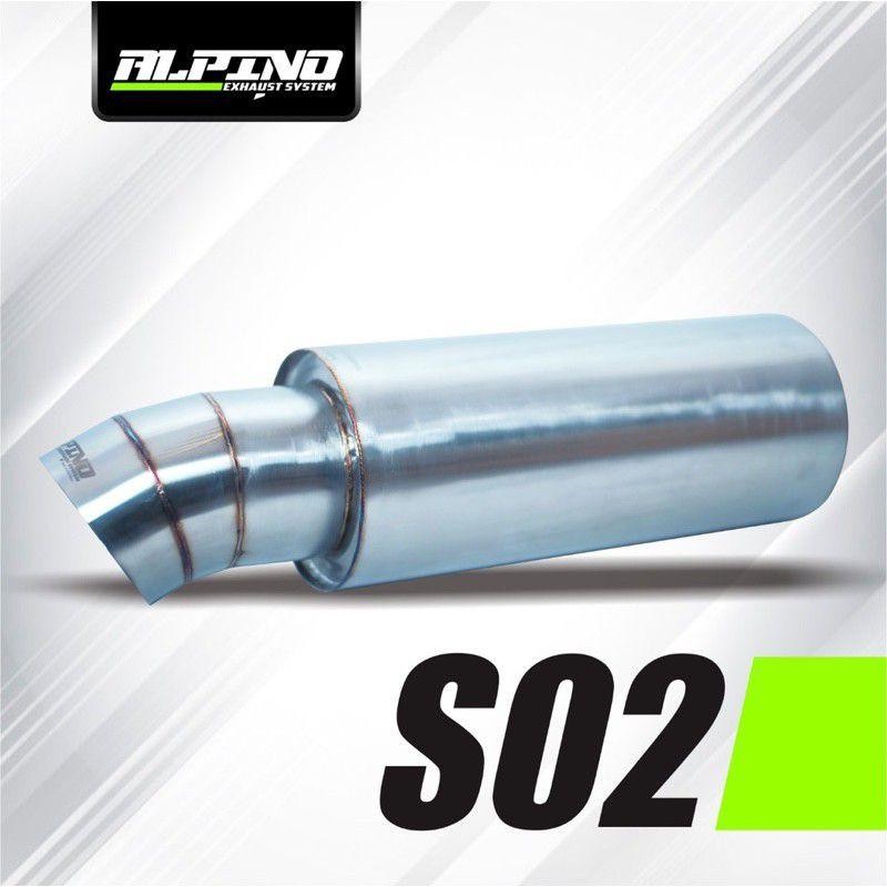 Knalpot Alpino Exhaust S02 Polos