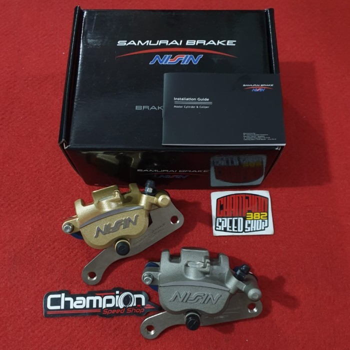 Kaliper Nissin Samurai Brake Ori Japan 2 Piston 2P Nmax Old Belakang