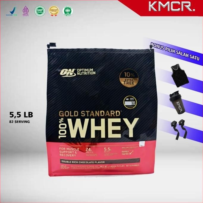 

ON Whey Gold 5.5 Lbs Optimum Nutrition Whey Protein ON WGS KMCR
