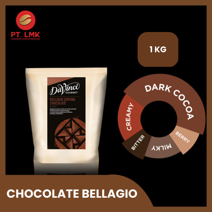 

Davinci Chocolate Bellagio Sipping Powder Bubuk Coklat 1 Kg
