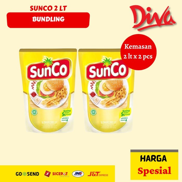 

Sunco Minyak Goreng Refill 2Liter x 2 pcs Bundling