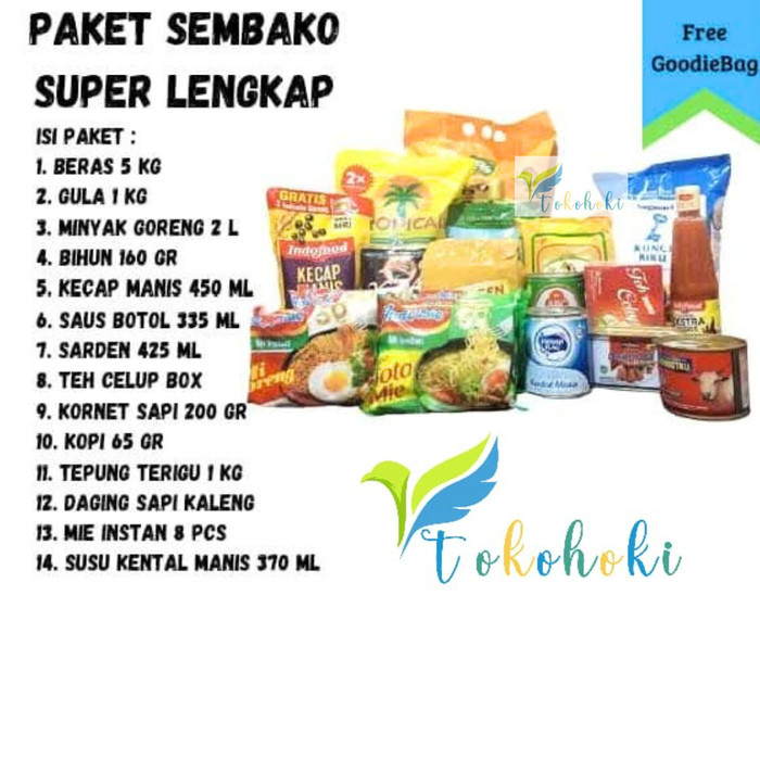 

PAKET SEMBAKO SUPER LENGKAP