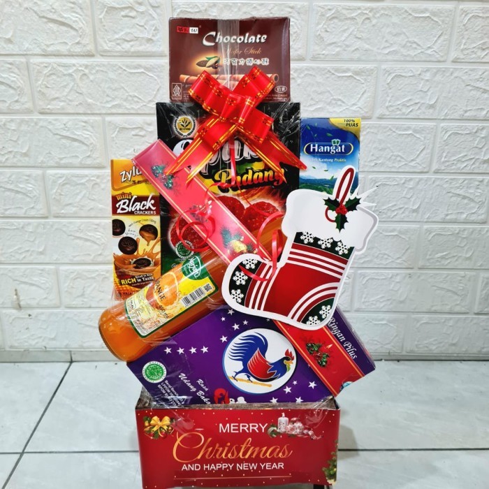 

PARCEL NATAL MURAH SNACK MINUMAN BISKUIT PROMO CHRISTMAS KADO GIFT