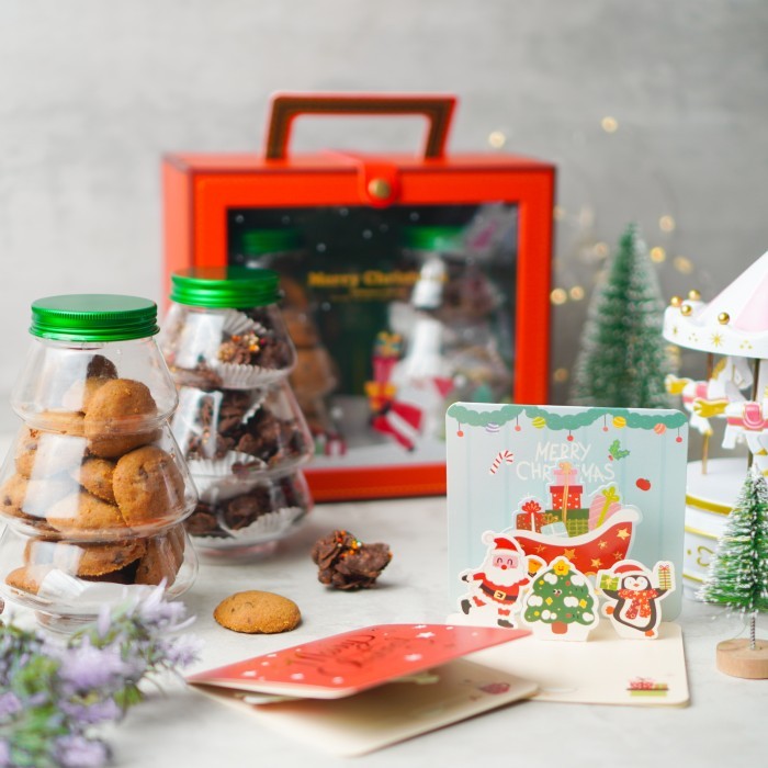 

Christmas Tree Hampers / Natal / Parcel Christmas / choco / cookies /