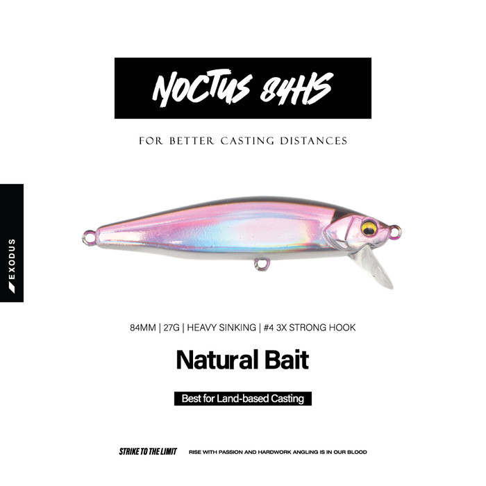 Lure Exodus Noctus 84HS Heavy Sinking 27gr Killer