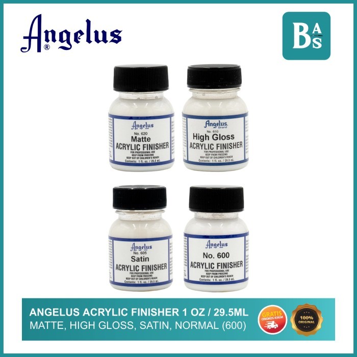 

Angelus Acrylic Finisher (Gloss, Satin, Matte) 1oz