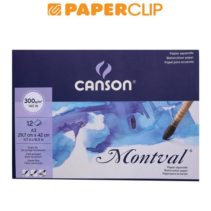 

PAPER WATERCOLOR CANSON 200807320 300G MONTVAL