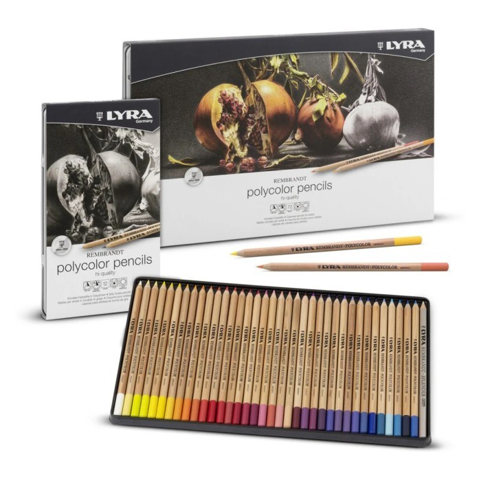 

Lyra Rembrandt Polycolor Colored Pencil Metal Box Set Pensil Warna