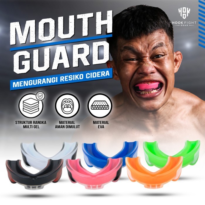 Pelindung Gigi Karate Indofight Gamsil Boxing Karate Taekwondo Silat