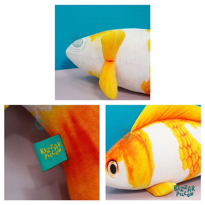 HOT SALE Bantal Bentuk Ikan Koi Bantal Ikan Untuk Kucing Boneka Bantal Ikan