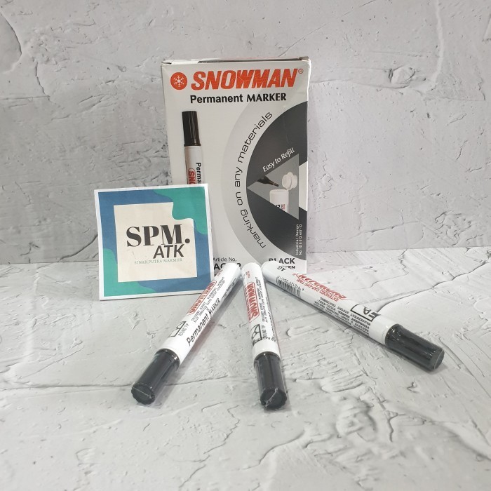 

Spidol Snowman Permanent Marker AG-12