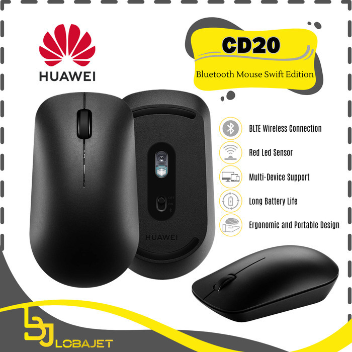HUAWEI CD20 - Bluetooth Mouse Swift Edition - Mouse Terbaru dari HUAWEI