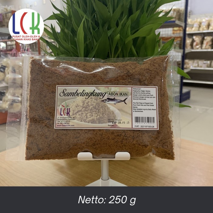 

KIRIM HARI Sambelingkung ( Abon Ikan ) Tenggiri 250gr