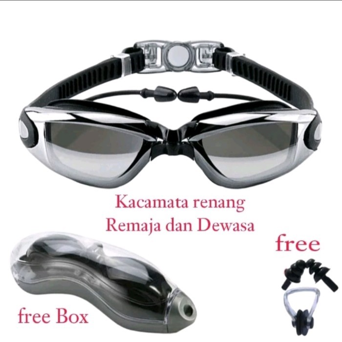 Taffsport Kacamata Renang Anti Fog Uv Protection Kacamata Renang Remaj Ori