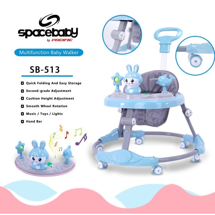 Baby Walker Spbaby / Baby Walker / Kereta Dorong Bayi Stok Terbatas