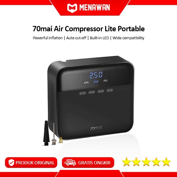 70mai Air Compressor Digital Tire Inflator Pompa Ban Mobil Elektrik