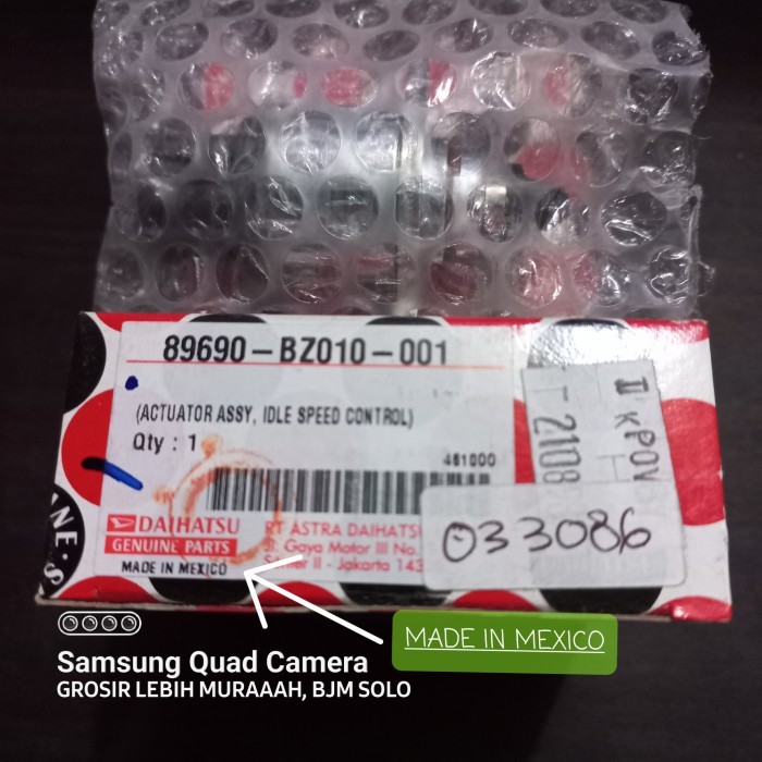Isc Idle Up Avanza Xenia Rush Terios 89690-Bz010-001 Daihatsu Genuine