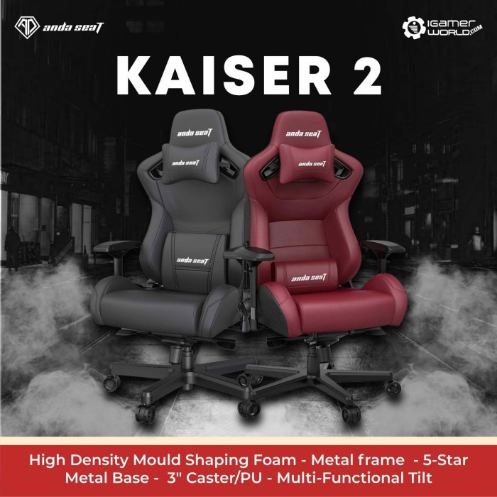 AndaSeat Kaiser 2 Series Premium Gaming Chair - Kursi Gaming