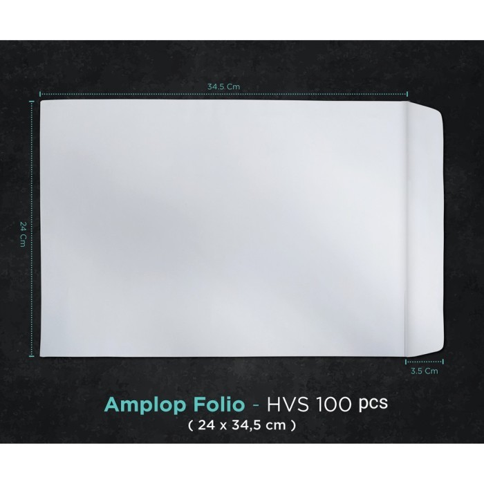 

Sale Tebal 100Gsm Amplop Putih Folio 25X38 100Pcs