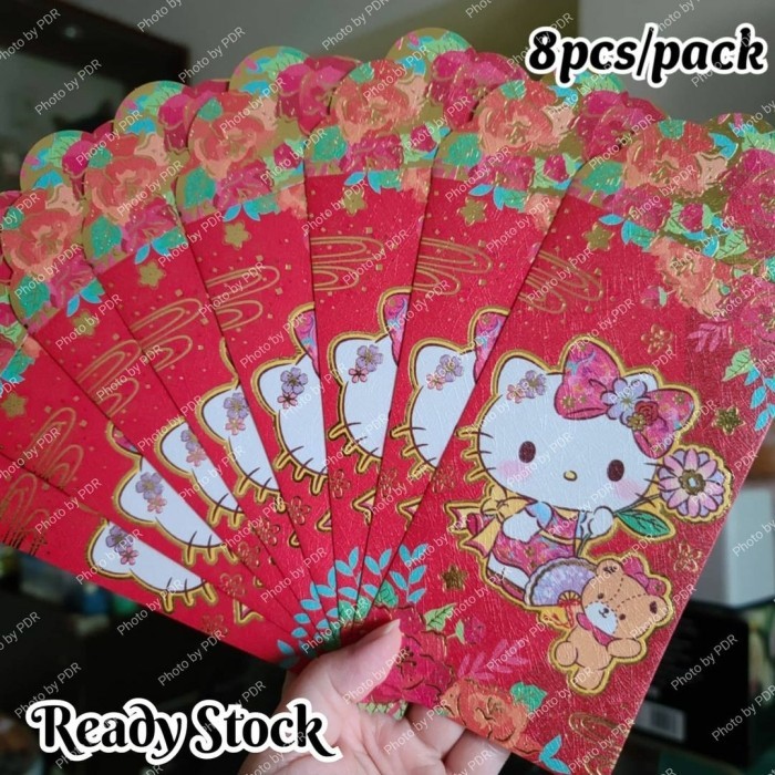 

Sale Ampao Imlek 2022 Sanrio Original Isi 8 Hello Kitty Flower