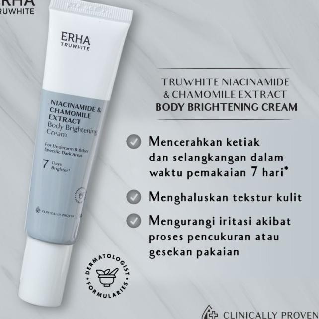 Erha Truwhite Ne Body Cream Ghtening Pemutih Etia Dan Leher