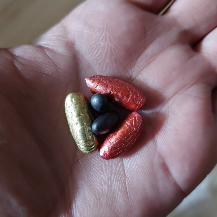 Leklai Gold Red Silver Black Kodphee Natural Lp Yai Blessed Koleksi Terbaru