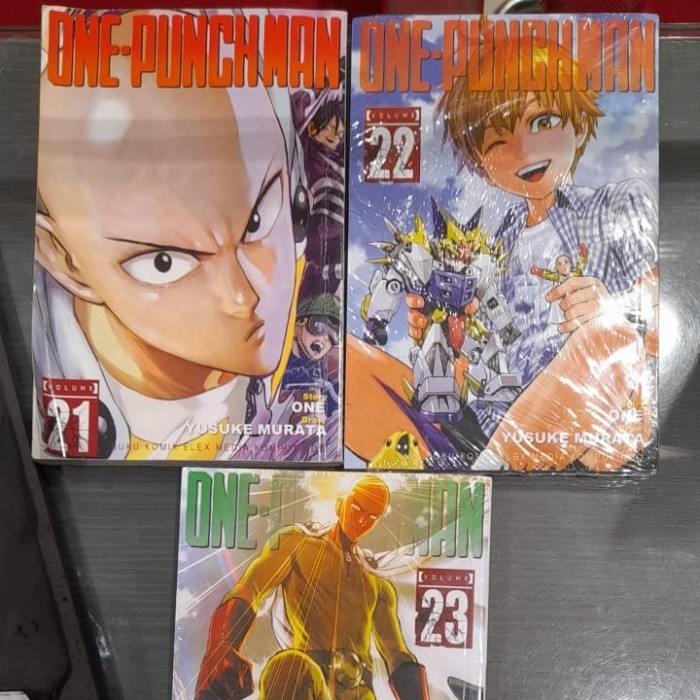 SGA99 KOMIK ONE PUNCH MAN SET VOL 21-23 SEGEL ORI