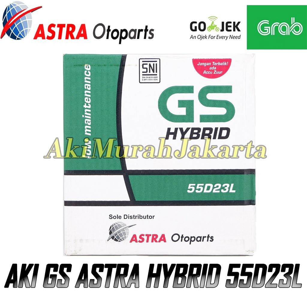 Aki Mobil Mazda 2-20 Gs Astra 55D23L Aki Basah 12V / 60 Ah