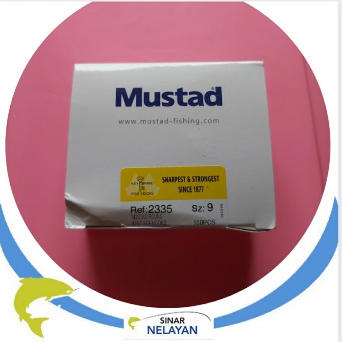 Kail Mata Pancing Cap Mustad 2335 No.9 Murah