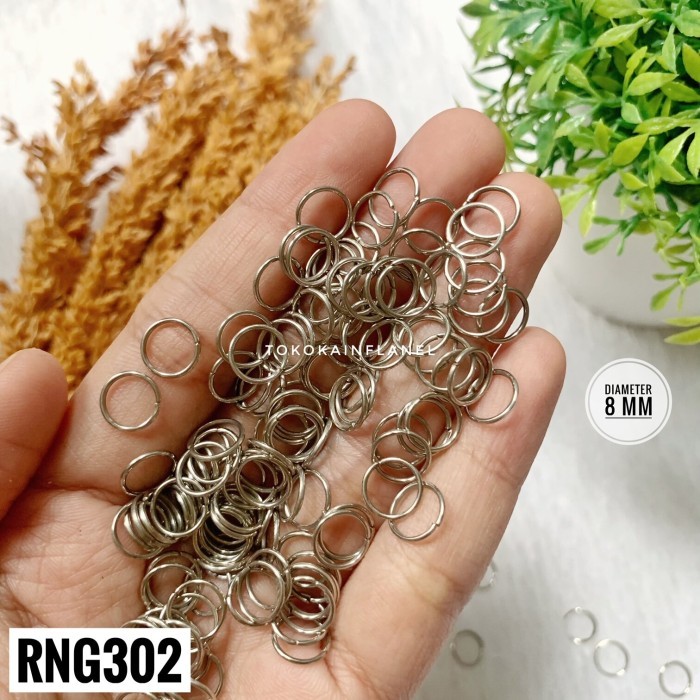 

Rng302 Ring Silver Diameter 8Mm (1 Bungkus Isi 10Gr)