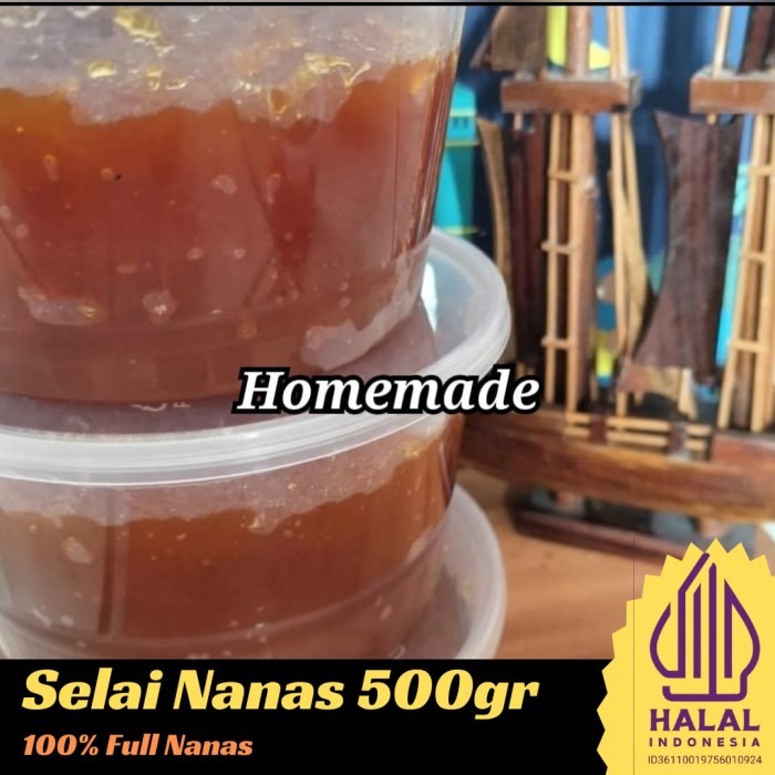 

SELAI NANAS HOMEMADE PREMIUM/ISIAN NASTAR 500gr BOOM SALE
