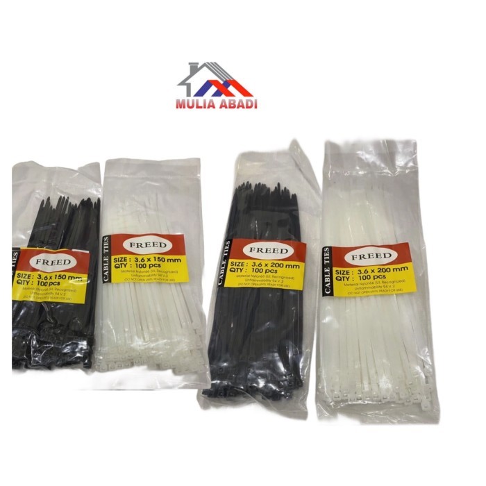 

Kabel Ties Tebal /Cable Tie Variasi Hitam Atau Putih