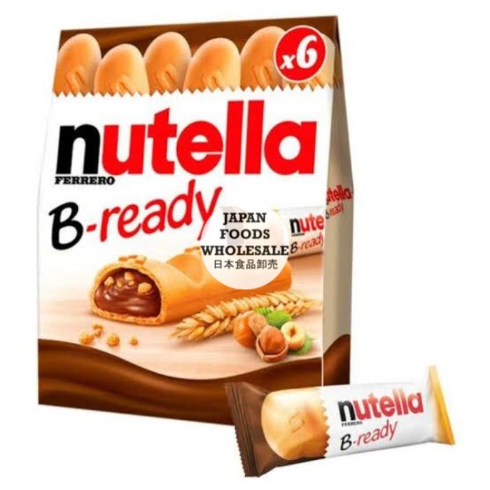 

Nutella B-ready T6 132gr / nutella bready / cemilan impor / coklat MURAH