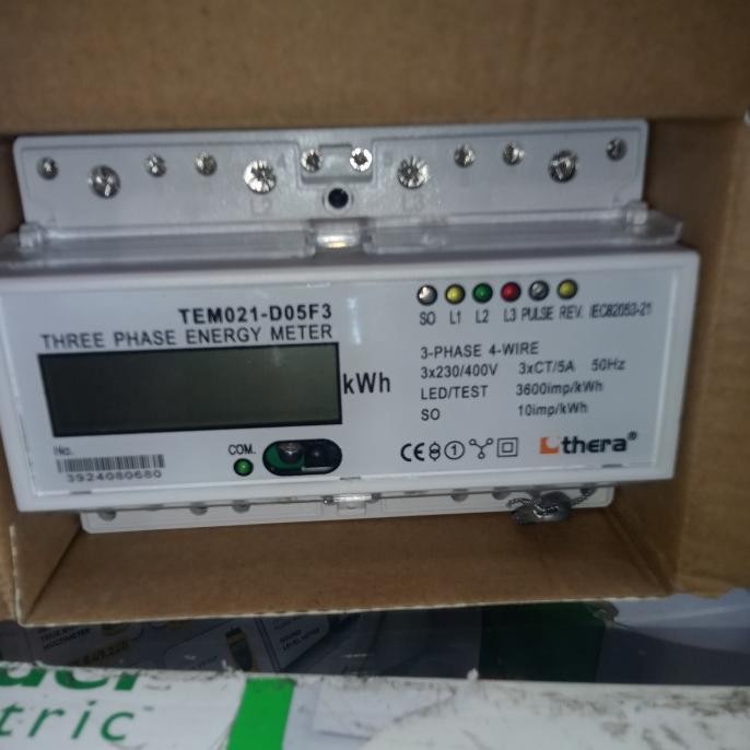 Kwh Meter  Thera Tem021-D05F3 -5A Digital 3Phase Via Ct