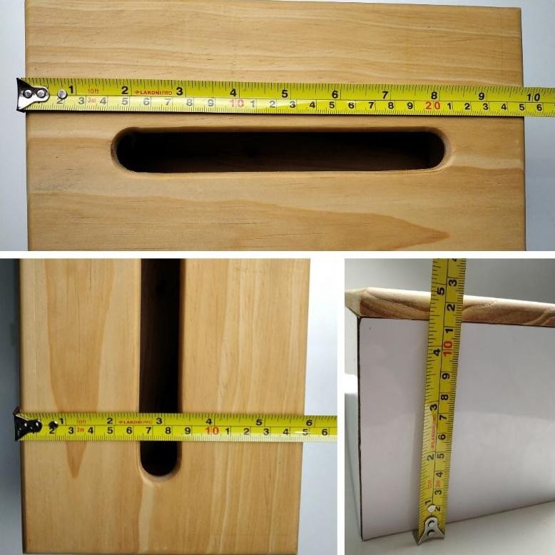 WOODEN TISSUE BOX/TEMPAT TISU KAYU/KAYU PINUS JATI BELANDA/KAYU JATI BELANDA OVEN