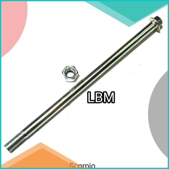 AS SWING ARM FORK TENGAH SCORPIO LAMA PIVOT AXLE SHAFT SCORPIO Z ENR 0