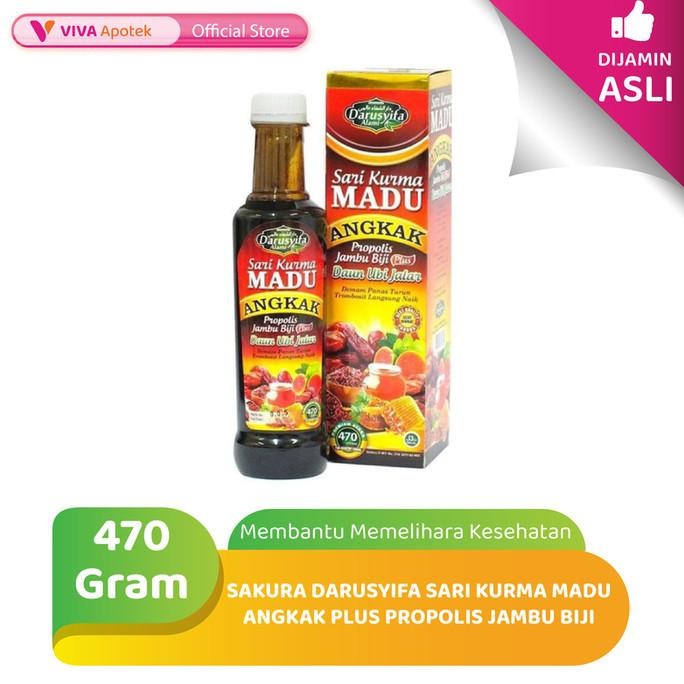 

Baru Sakura Darusyifa Sari Kurma Madu Angkak + Propolis Jambu Biji (470 G)